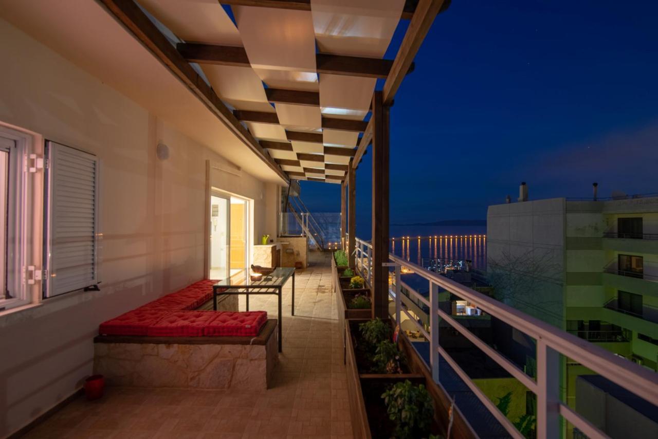 Penthouse Apartment In Downtown With Seaview 伊拉克利翁 外观 照片